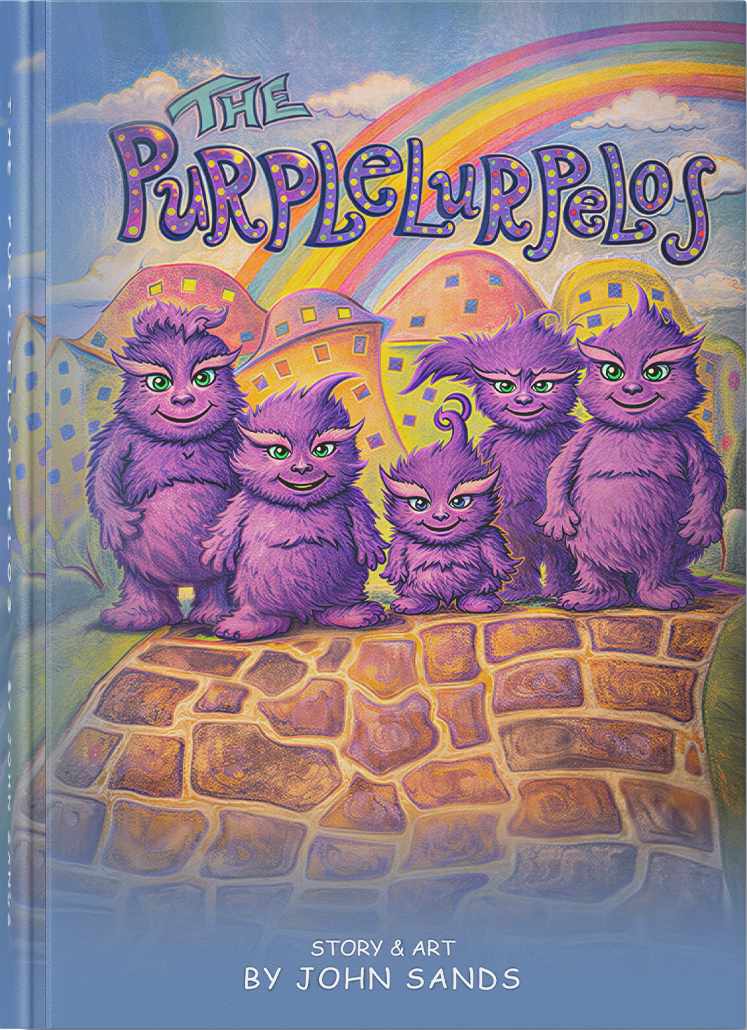 The Purplelurpelos children's book cover